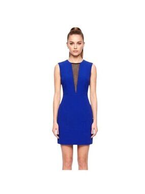 mason by michelle mason peplum dress Mason | Dresses | Mason Blue And Black Lambskin Dress By Michelle Mason Peplum Dress Size